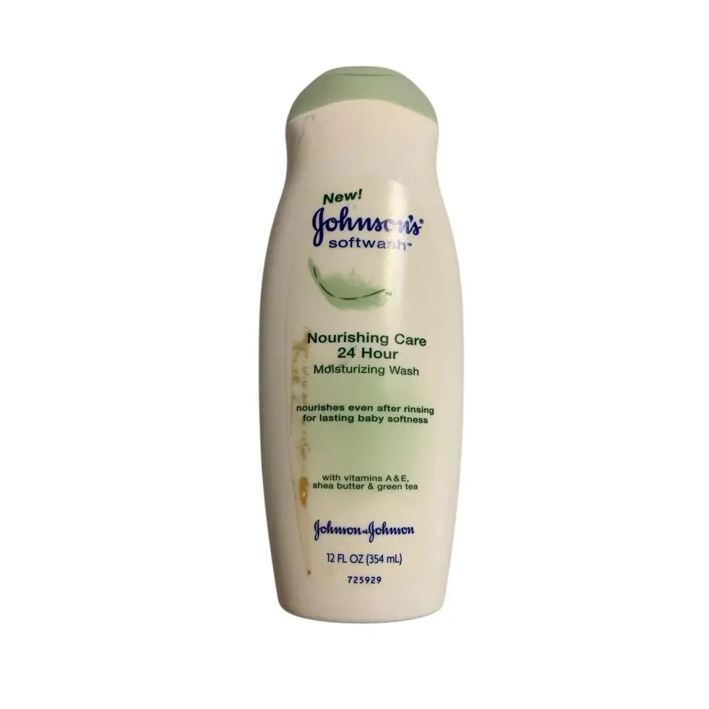 New‎ Johnson’s Softwash Nourishing Care 24 Hour Moisturizing WASH 12 oz Disc